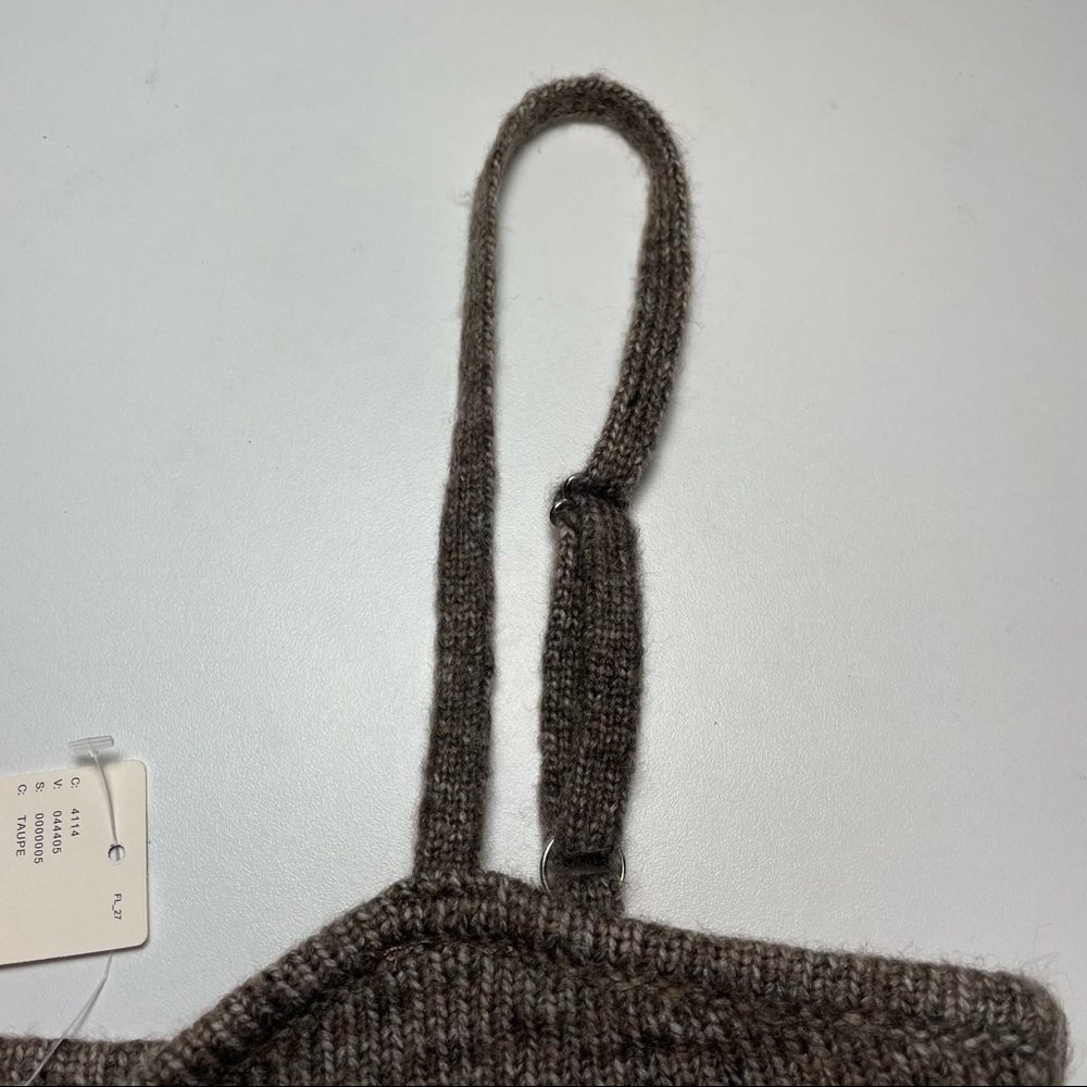 NWT Anthropologie heather brown two piece sweater size S - Picture 6 of 11